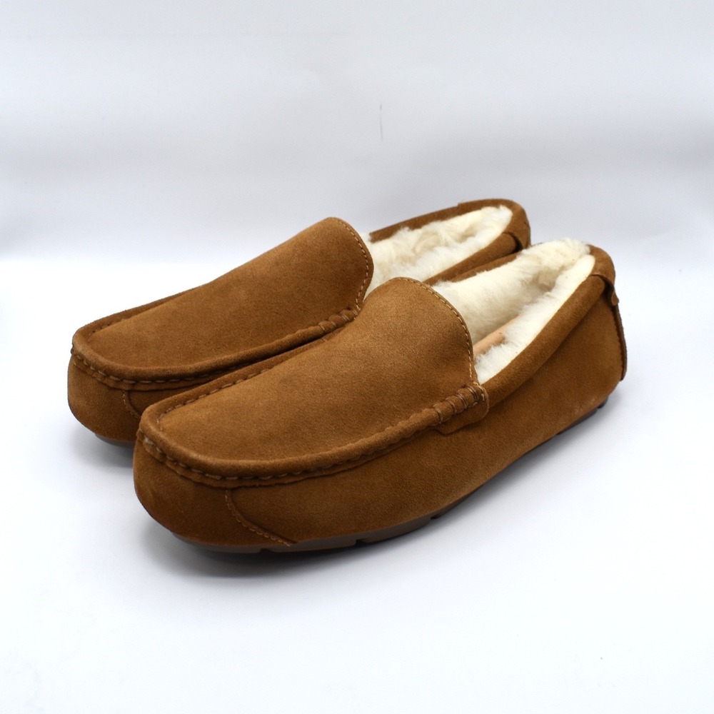Koolaburra by UGG Mens Tipton Moccasin Slippers Chestnut Size 10 NEW 1105893